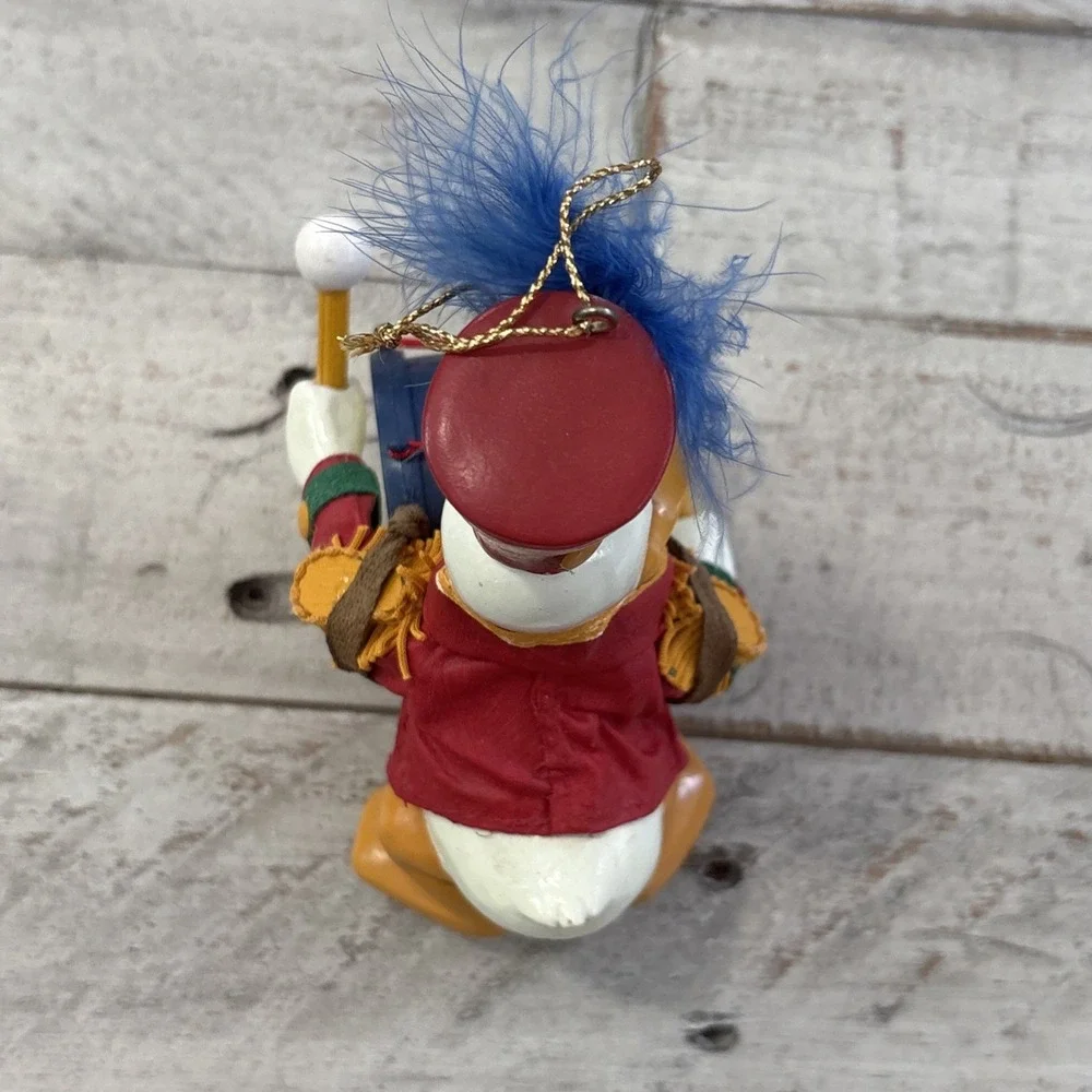Kurt S Adler Disney Donald Duck Marching Drum Vintage Christmas‎ Ornament